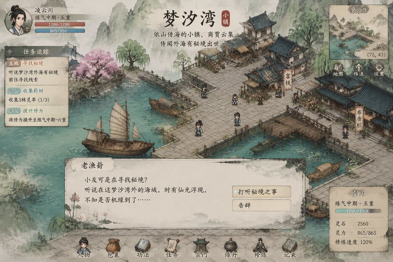 谪仙索欢录 任务推进 场景图 4